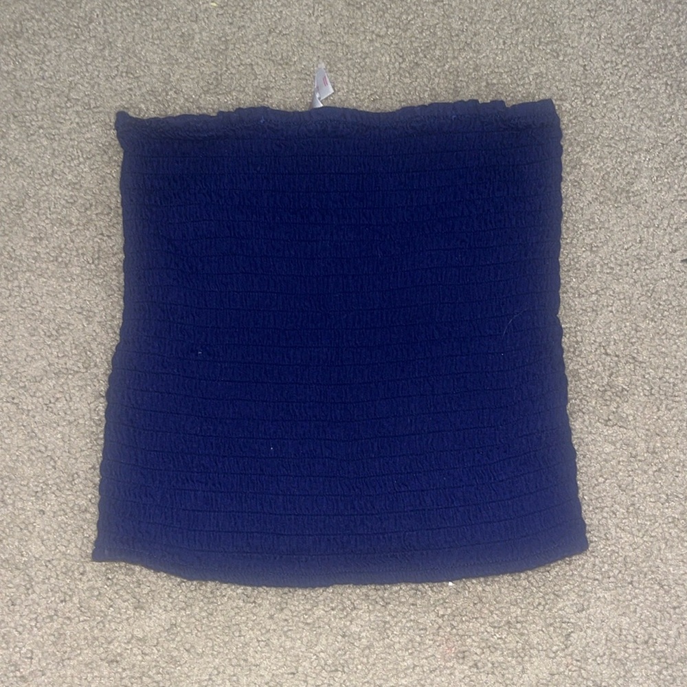 dark blue tube top from justice. barely worn